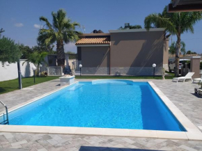 Air-conditioned villa with swimming pool 900 meters from the sea, Mazara Del Vallo